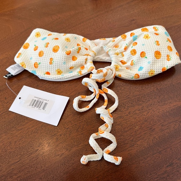 Dippin daisys bandeau clementine bikini top only, size Small - Picture 1 of 4
